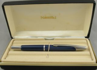 Namiki Vanishing Point Faceted Midnight Blue Fountain Pen - 1998