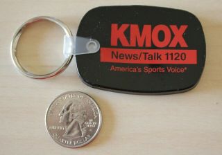 Kmox News Talk 1120 St Louis Missouri Cardinals Radio Station Keychain Key Ring