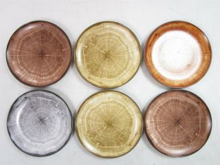 Rak Porcelain Woodwork 8 " Plates Made In The United Arab Emirates U.  A.  E.