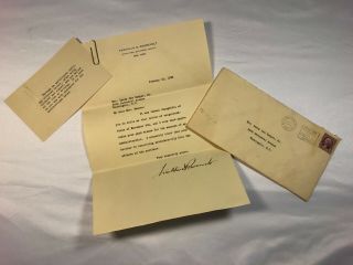 Franklin D.  Roosevelt 1933 Typed Letter Signed As President - White House