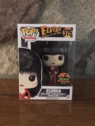 Funko Pop Elvira Mistress Of The Dark Funkoween 1500pc Red Dress