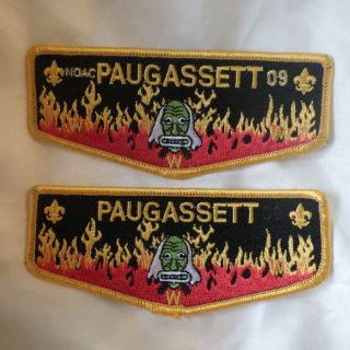 Paugassett Lodge 553 2009 Noac Set (trader And Delegate)