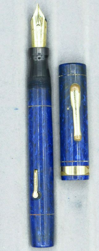 Conklin Endura Oversize Sapphire Blue Restored Fountain Pen