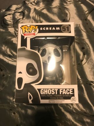 Funko Pop Pop Movies Scream 51 Ghost Face Vinyl Figure