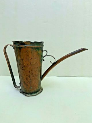 Vintage Copper Watering Can Pitcher - Tasteful Design
