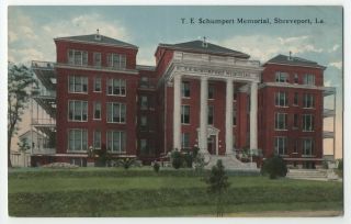C1910 Shreveport Louisiana T.  E.  Schumpert Memorial Hospital St Margaret 
