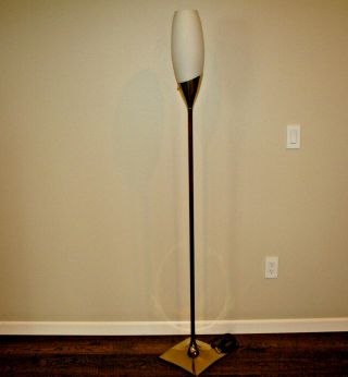 Mid Century Floor Lamp,  Gerald Thurston For Laurel,  Tulip Design,  Lamp Nr.  6623