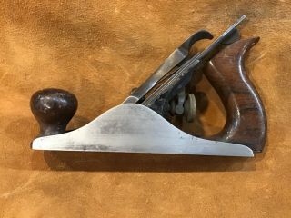 ANTIQUE RARE EARLY STANLEY NO.  2 HAND PLANE BAILEY TOOLBOX SMOOTH UNRESTORED 3