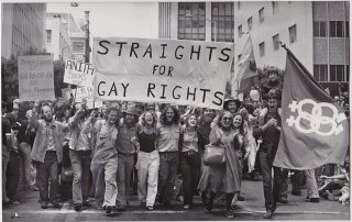 Gay Pride Parade Sf,  1977 - 78,  Vintage Real Photo Postcard By Marie Ueda