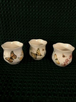 Lenox Butterfly Meadow - Set Of 3 - Votive Candle Holders