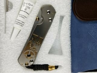 Chris Reeve Small Sebenza 21 Cgg W Inside Time Graphic Knife.
