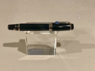 Montblanc Boheme Bleu 4.  25” Mini Saphire Gem Fountain Pen In