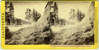 1860s Donner Lake Ca Pollard 