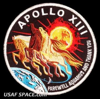 Apollo 13 Spirit Commemorative 5 " Tim Gagnon Ab Emblem Nasa Space Patch