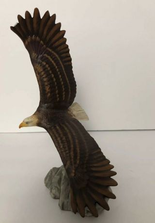 Bradford Exchange Noble Birds American Bald Eagle Porcelain Sculpture 1988