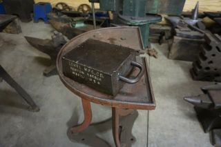RARE EXCELL.  55 lb.  COVEL SAW MAKER Blacksmith Bench Anvil Iron WOW 5