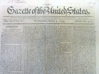 1793 Newspaper W Long Detailed Account Of The Execution Of French King Louis Xvi