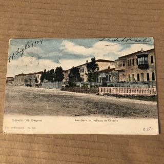 Z) Postcard Austria Smyrne Turkey 1904 Levant To Italy