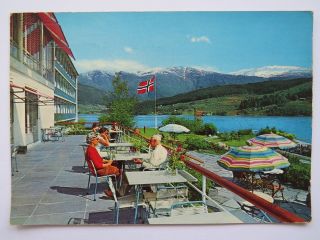 Postcard Brakanes Hotel,  Ulvik,  Hardanger,  Norway.  Posted 1965