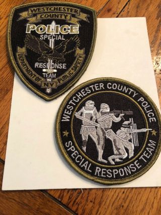 Set Of 2 Westchester County York Police Dps Special Response Patches