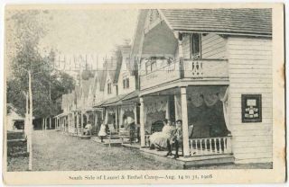 South Side Of Laurel & Bethel Camp De Delaware 1900s