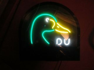 Ducks Unlimited Beer Light Neon Sign 22 " X 22 " Great Perfect Hunter Cave