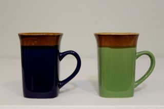 Royal Norfolk Mugs Set of 2 Tall Square Bottom Greenbriar International 2