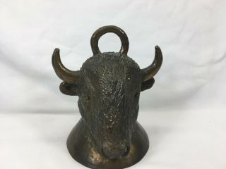 Carl Wagner Bronze Bell The Buffalo 1978