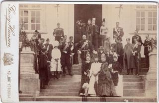Tsar Alexander Iii Of Russia And Royal Family Cabinet Card