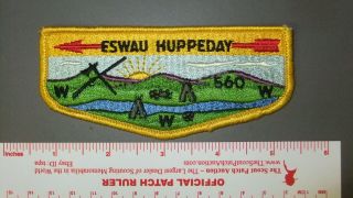Boy Scout Oa 560 Eswau Huppeday First Flap 0989ii