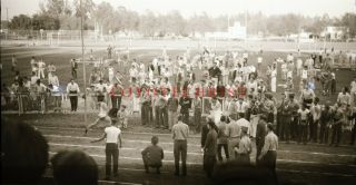 11 Rare Photo Negs North Hollywood High School Track & Football Games 1946 - 47