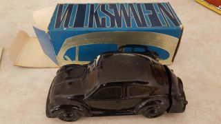 Avon Vintage Volkswagon Bug Electric Shave Lotion Full Decanter W Box