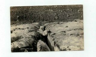 Wa Washington Antique Real Photo Rppc Post Card " Olympic Mts "