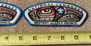BSA Boy Scouts National Jamboree Western Alaska Council 1997 Jamboree GET TWO 3