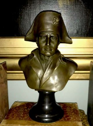 Bronze Bust Napoleon Marked A.  Canova,  Bronze Garanti Paris Numbered