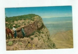 Tx Big Bend National Park Texas Vintage Post Card South Rim Of Chisos Mountains