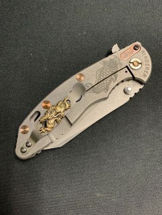 Rick Hinderer Xm - 18 Custom With Steel Flame Pocket Clip