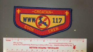Boy Scout Oa 117 Croatan Flap 1233ii