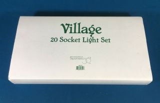Dept 56 Snow Village 20 Socket Light Set 99278