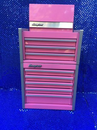 Snap - On Pink Mini Micro Tool Chest Rare Limited Edition (both Cabinets)