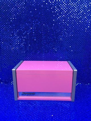 Snap - On Pink Mini Micro Tool Chest Rare Limited Edition (Both Cabinets) 5