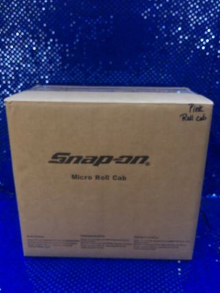 Snap - On Pink Mini Micro Tool Chest Rare Limited Edition (Both Cabinets) 7