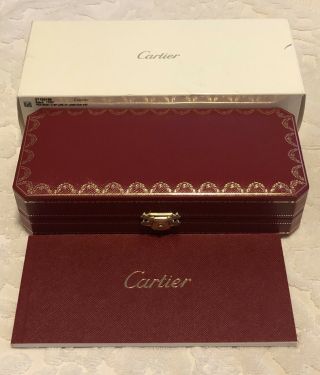 Cartier Ballpoint Pen Palladium Writing Instrument ST150198 11