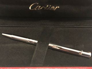 Cartier Ballpoint Pen Palladium Writing Instrument ST150198 2