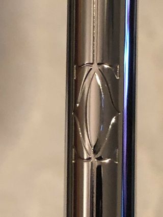 Cartier Ballpoint Pen Palladium Writing Instrument ST150198 6