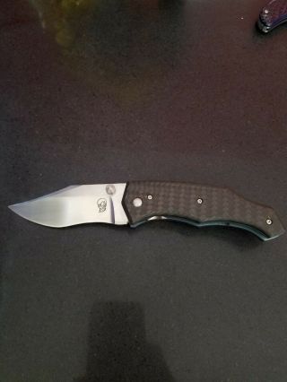 Steve Karroll Custom Knife Carbon Fiber Titanium And Cpm154 Steel
