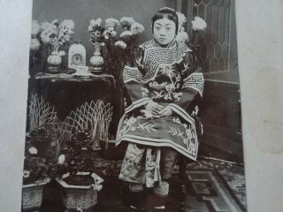 1 China Courtesan Dress 1900 Shanghai 46 Peking Hong Kong Photograph