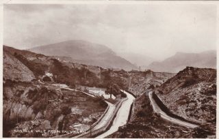 Nantlle Vale From Talysarn - Real Photo 1936