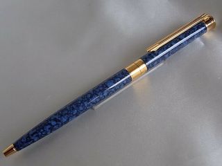 Montblanc Noblesse Ball Point Pen Blue Marble