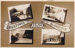 Llaniestyn,  Early Multiview Incl.  Post Office - Lynn Peninsular